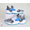 thumbnail image 1 of Ad-id-as Harden Vol 4 White Black Blue 2019 SAMPLE Shoes Men's Size 13 (EF8843), 1 of 6