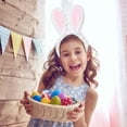 thumbnail image 3 of MORESEC Home Plush Bunny Ears Headband for Easter Thick Soft Hair Hoop for Adults Homes Party 1Pc, 3 of 8