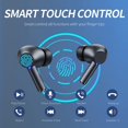 thumbnail image 4 of Wireless Ear Buds, Earbuds Bluetooth 5.3 Headphones 40H Playtime LED Display, HiFi Stereo Sound Waterproof in-Ear Earphones with Microphone for iPhone/Samsung/Android, 4 of 7