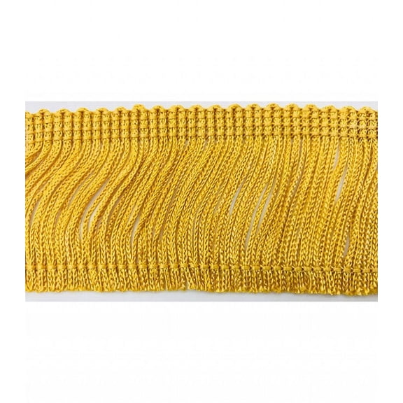 Trimplace Butterscotch 2" Rayon Chainette Fringe - 9 Yards
