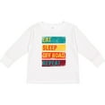 thumbnail image 3 of Inktastic Four Wheeling Eat Sleep Off Road Repeat Boys or Girls Long Sleeve Toddler T-Shirt, 3 of 5
