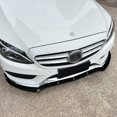 thumbnail image 5 of Difusor de parachoques delantero para coche, alerón para Mercedes-Benz Clase C W205 C180 C200 C260 AMG 2015-2018, divisor de cuchilla inferior, 5 of 5