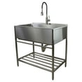 thumbnail image 2 of Transolid TRS_TFH-3622 Stainless Steel 36 Inch Drop-In Sink, 2 of 5