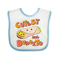 Inktastic Cutest Little Burrito Boys or Girls Baby Bib