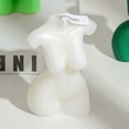 thumbnail image 4 of Luxicdy Black Body Shaped Candles Body Soy Candle Female Body Shaped Candle Woman Torso Candle for Home Bedroom Bathroom Aesthetic(White), 4 of 8