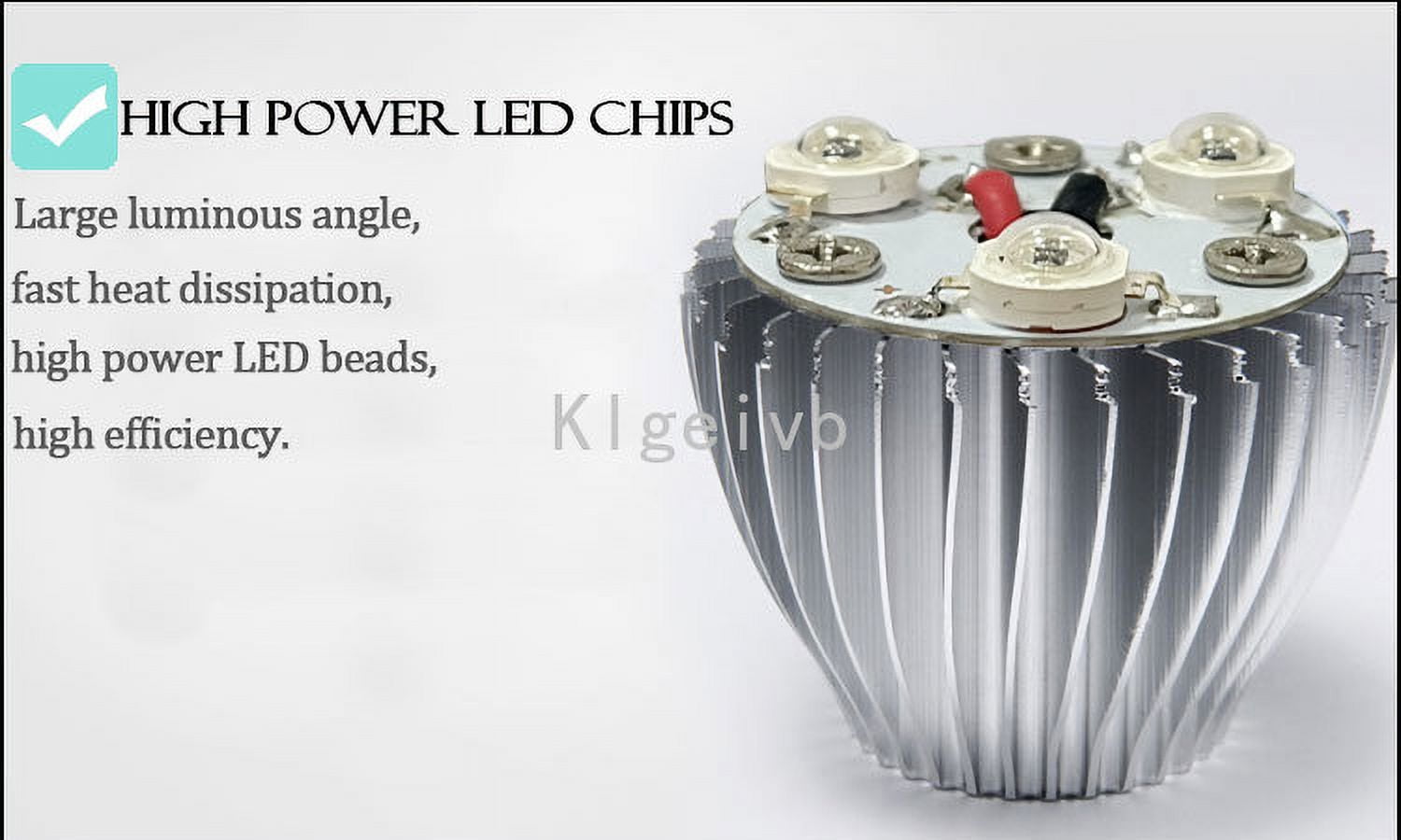 3X 3W high power E27 E26 LED 940nm IR Infrared Light Bulb for CCTV illuminator No Glow, Night Vision for Security CCTV Camera