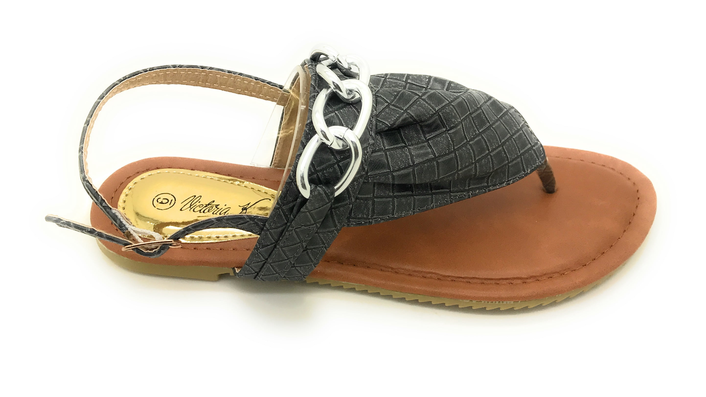 Victoria K. Women's Chain Thong Sandal