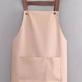 thumbnail image 5 of Yesbay Work Apron Waterproof Oil-proof Apron with Large Pockets Durable Workwear for Home Garden, 5 of 9