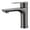 Metallic Gray, variant on sumerain Single Hole Bathroom Faucet,Stainless Steel Bathroom Sink Faucets,Brushed Gold Single Handle Bathroom Lavatory Faucet with Water Supply Lines