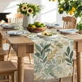 thumbnail image 2 of Table Runner 48 Inches Long for Kitchen Dining, Sage Green Yellow Botanical Dresser Scarf Farmhouse, Dining Table Decorations for Wedding/Parties, Spring Summer Vintage 13 x 48 In, 2 of 9