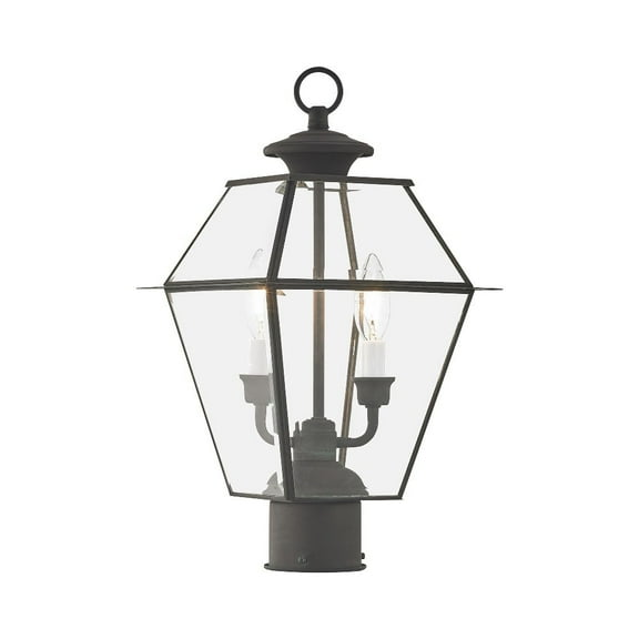 Livex Lighting Westover 2 Light Outdoor Post Lantern