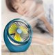 thumbnail image 5 of 2025 Mini fan USB desktop fan, powerful cooling, 3 modes silent USB rechargeable, suitable for home and office use desktop cooling fan, 5 of 5