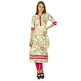 thumbnail image 2 of Phagun Bollywood Kurta Indian Designer Women Ethnic Kurti Cotton Tunic Dress, 2 of 5
