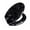 Black, variant on J&V TEXTILES Round Toilet Seat W/ Easy Clean & Change Hinge (Gray)