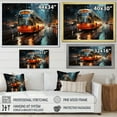 thumbnail image 4 of Designart "Toronto Bus City Vibes" Transportation Floater Framed Wall Art Living Room, 4 of 7