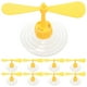 thumbnail image 1 of 10 piezas de decoración de libélula para casco de motocicleta, diseño creativo con ventosa de libélula (color amarillo), 1 of 8