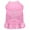 Light Pink, variant on Pet Dog Cat Dress Rhinestone, "Silver Fleur De Lis"