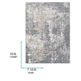thumbnail image 5 of Livabliss Area Rugs for Living Room, 8x10 Andorra Modern Charcoal Rug, Bedroom Dining Room Home Decor Stain Resistant Carpet (7'10" x 10'), 5 of 6