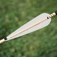 thumbnail image 4 of Wekity Arrows Vanes 4 Inch Plastic Feather Fletching for DIY Archery Arrows 50 Pack(Yellow)-0619, 4 of 5