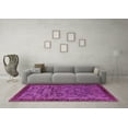 thumbnail image 3 of Ahgly Company Indoor Round Oriental Pink Industrial Area Rugs, 5' Round, 3 of 4