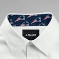 thumbnail image 5 of Men's J. Palmer White New England Patriots Man-In-Motion Long Sleeve Button-Up Dress Shirt, 5 of 6