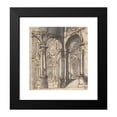 thumbnail image 2 of Giovanni Battista Natali III 20x21 Black Modern Framed Museum Art Print Titled - Design for a Stage Set (1698-1765), 2 of 5