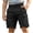 Black, variant on Kids Cotton Korean Inspired Casual Shorts Knee Length Style - Soft Comfortable Boys Shorts Daily Wear, Athletic Shorts Look Boys Clothes for School Travel Park Days