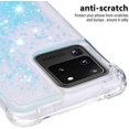 thumbnail image 5 of Compatible with Samsung Galaxy S20 Ultra Case Glitter Luxury Cute Love Liquid Quicksand Clear TPU Girls Women Stylish Bumper Shockproof Protective Case for Samsung Galaxy S20 Ultra Star Blue YB, 5 of 12