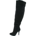 thumbnail image 2 of Forever Link Focus-33 36 Women's Fashion Stylish Pull On Over Knee High Sexy Boots, 2 of 7