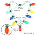 thumbnail image 4 of LED Light Up Christmas Bulb Necklace Party Favors Ugly Xmas Party, 4 of 4