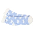 thumbnail image 2 of BESEW7 Warm Grippy Fuzzy Slipper Socks for Women, Soft Cozy Microfiber Heart Thick Sleep Socks for Home Sleep Lounge Travel Work Daily Wear A, 2 of 7