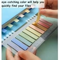 thumbnail image 5 of Index Tabs Sticky Tab Note Page Marker Writable and Repositionable File Flags Morandi Pages Markers Book Labels 1200Pcs, 5 of 7
