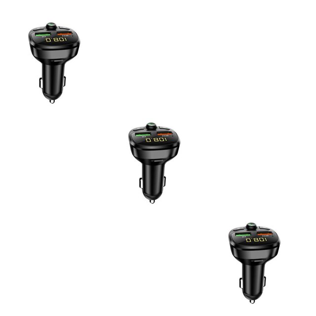 Youkk Wireless Car FM Transmitter MP3 Player 2 USB Charger Handsfree Kit TZ 3Set
