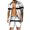 White, variant on Vedolay Two Piece Set For Men Summer Outfits For Men Casual 2 Piece Shirts And Shorts Beach Set,Navy XL