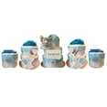 Baby Shower Elephant Diaper Cake Decorations Kit - Includes Ribbon, Plush Elephant, Gender Reveal Cards