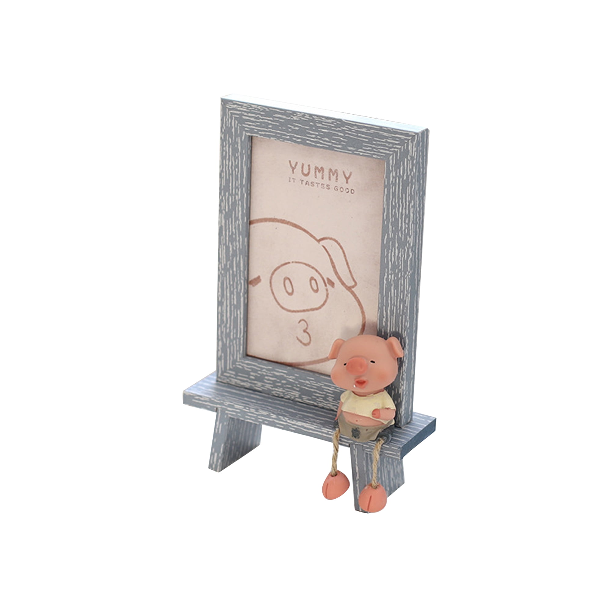 Mialoley Wooden Photo Frame Cartoon Pig Picture Frame Desktop Decors |  Walmart Canada