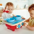thumbnail image 6 of Hape Toddler Wooden Kitchen Playset with Toy Stove, Frying Pan, Spoon, Spatula (6 Pieces), 6 of 6