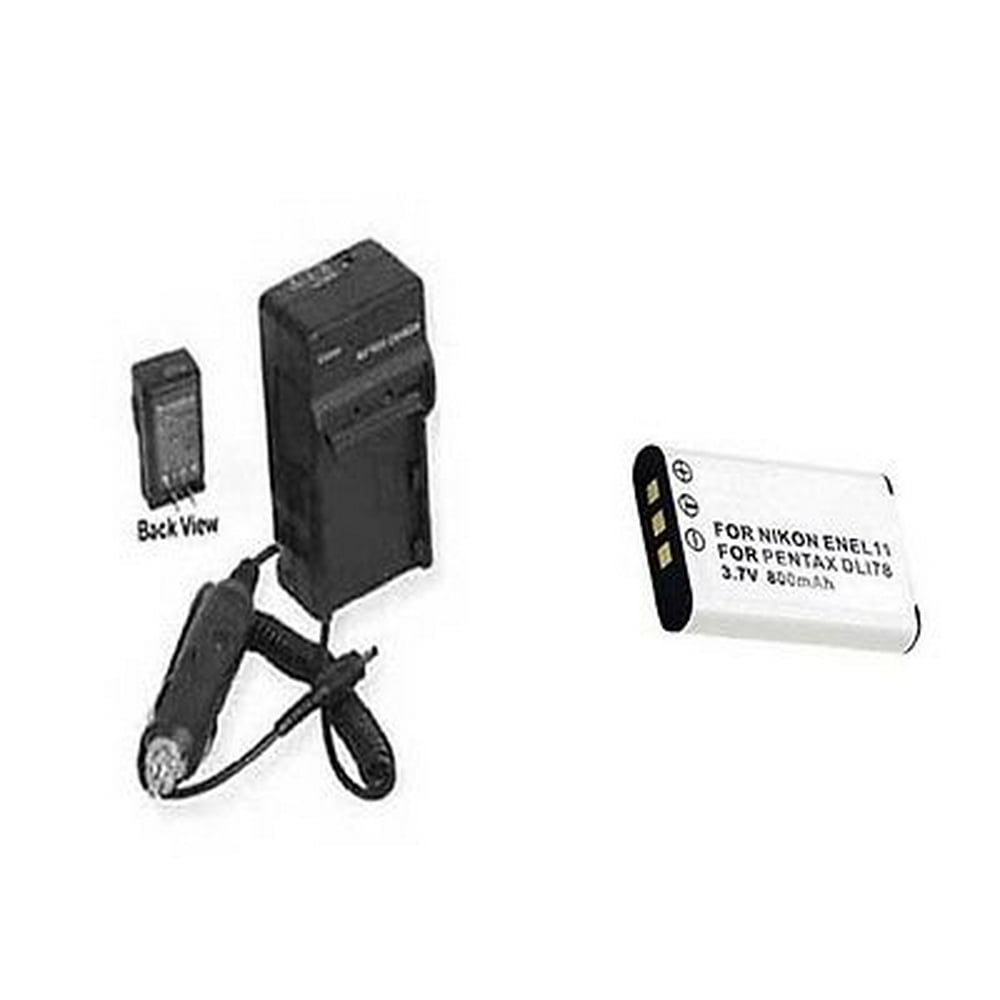 ENEL11 Battery + Charger for Nikon Coolpix S550, Nikon S560 Digital