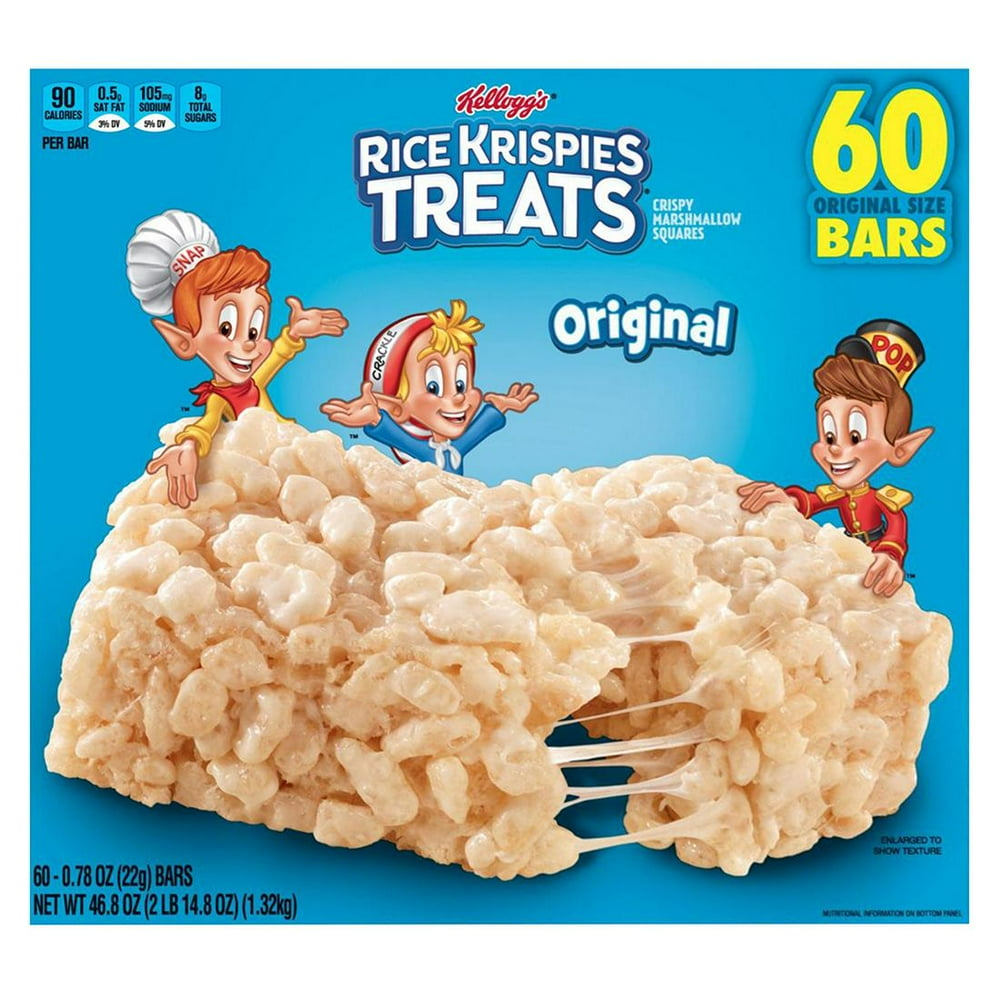 Kellogg's Rice Krispies Treats, 60 ct.