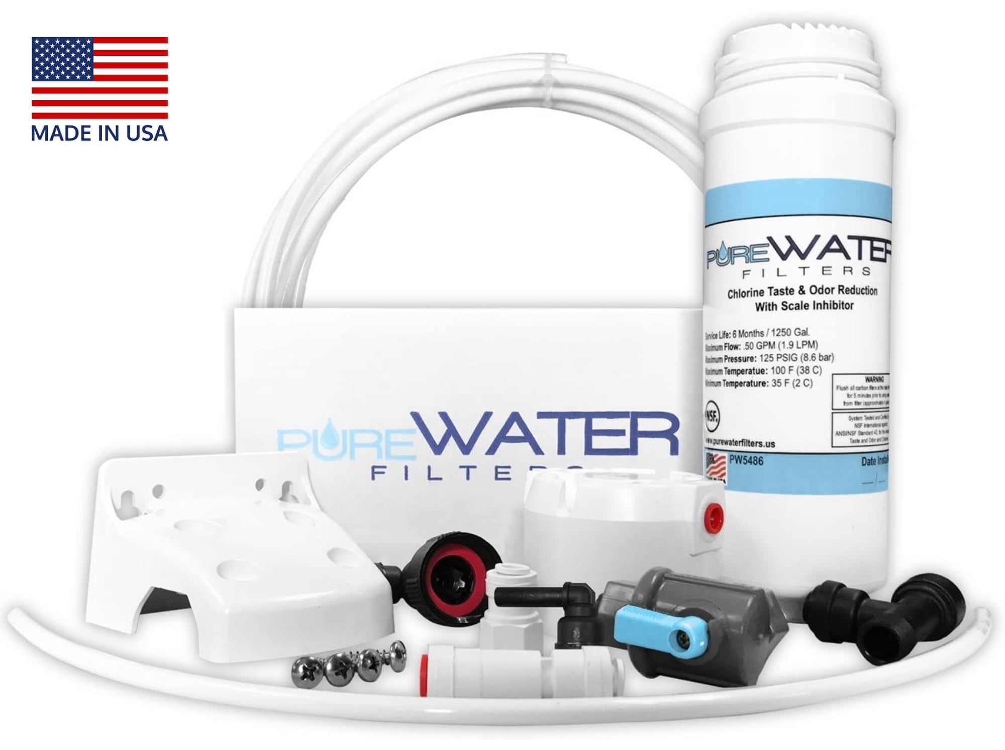 All-in-one Direct Water Line Plumb Filter Kit Compatible With Keurig Commercial Single Serve Brewers