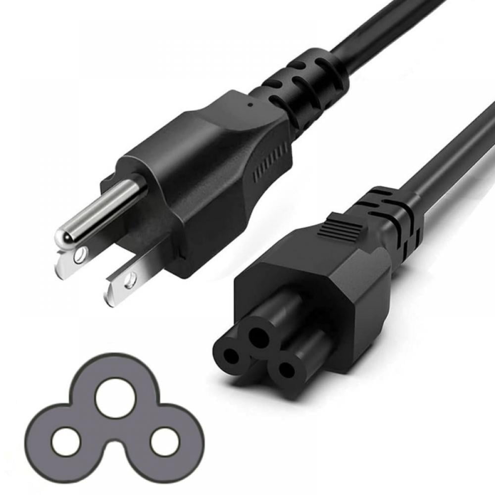 Universal 3 Prong Power Cord for Computers, TVs, Monitors, Samsung, Toshiba, Acer, Asus, LG LCD