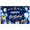 1A, variant on Blue Themed Happy Birthday Banner with Balloons Stars and Gifts Party Backdrop Background Decors for Birthday Party Photography Props and Decorations