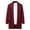 Red, variant on JTieacloth Sweater Jackets Men's Autumn And Winter Long Solid Color Slim Knit Cardigan Coat(Black)