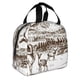 thumbnail image 2 of Disketp Woodland Forest With Deers for Insulated Lunch Bag for Women and Men, Perfect for Work, Hiking, Picnic, 2 of 8