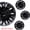 BK-Black, variant on Premium 15" Wheel Rim Cover Hubcaps OEM Style Replacement Snap On Car Truck SUV Hub Cap - 15 Inch Set (4-Pack)