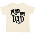 thumbnail image 3 of Inktastic I Love My Dad Boys or Girls Toddler T-Shirt, 3 of 5