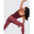 thumbnail image 3 of CRZ YOGA Butterluxe Women’s U Neck Tank Top with Built in Bra Soft Padded Crop Camisole, 3 of 6