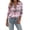 11# Light pink, variant on Flannel Shirt Women Plaid Long Sleeve Button Down Tops Work Blouse 2026 Fall Winter Clothes Retro Solo Layered Travel Wear