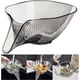 thumbnail image 1 of Drain Basket Multi-Functional Plastic Draining Bowl,Washing Vegetable Fruit Salad (Grey) - RIpj, 1 of 5