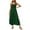 Green#2, variant on pstuiky Summer Dress, Women Halter Sleeveless Bohemian Maxi Dress Pleated High-Waisted Dress Ankle Dress Sun Dress Leisure Plus Size Dresses for Women Green m